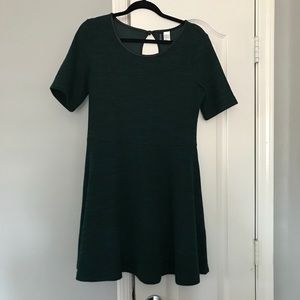 Junior’s Green Skater Dress